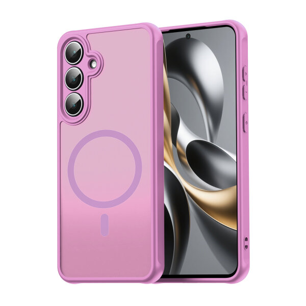 Magsafe Handyhülle für Samsung Galaxy S25 FE in Pink