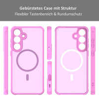 Magsafe Handyhülle für Samsung Galaxy S25 FE in Pink