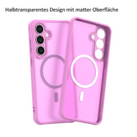 Magsafe Handyhülle für Samsung Galaxy S25 FE in Pink