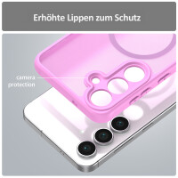 Magsafe Handyhülle für Samsung Galaxy S25 FE in Pink