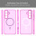 Magsafe Handyhülle für Samsung Galaxy S25 FE in Pink