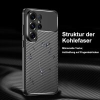 Carbon Hülle für Samsung Galaxy S26 Ultra in Schwarz