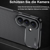 Carbon Hülle für Samsung Galaxy S26 in Schwarz