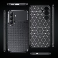 Carbon Hülle für Samsung Galaxy S26 in Schwarz