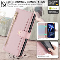 Handykette PU Leder für Xiaomi 17 Ultra Rosa