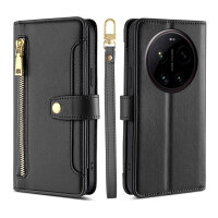 Handykette PU Leder für Xiaomi 17 Ultra Schwarz