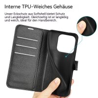 Wallet Case Klapphülle für 17 Schwarz