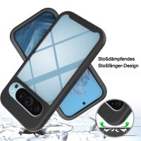 360 Grad Hülle mit eingebautem Displayschutz für Samsung Galaxy A57 Schwarz