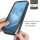 360 Grad Hülle mit eingebautem Displayschutz für Samsung Galaxy A57 Schwarz