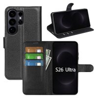 Wallet Case für Samsung Galaxy S26 Ultra Schwarz