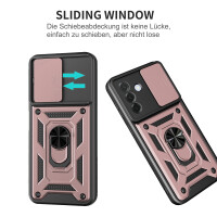 Outdoor Panzer Hülle für Samsung Galaxy A57 mit Kameraschutz Ringhalter Bumper Galaxy A57 Rosegold