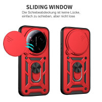 Outdoor Panzer Hülle Xiaomi 17 Ultra Handyhülle Kameraschutz Ringhalter Rot