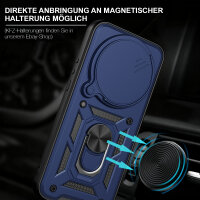 Outdoor Panzer Hülle Xiaomi 17 Ultra Handyhülle Kameraschutz Ringhalter Blau