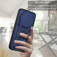 Outdoor Panzer Hülle Xiaomi 17 Ultra Handyhülle Kameraschutz Ringhalter Blau
