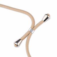 Handykette für Samsung Galaxy A57 Handyhülle mit Band in Beige / Braun