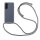 Handykette für Samsung Galaxy A57 Handyhülle mit Band in Grau