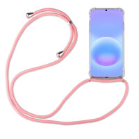 Handykette für Samsung Galaxy A57 Handyhülle mit Band in Rosa