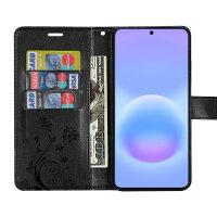 Handy Tasche für Samsung Galaxy A57 Hülle Handyhülle Klapphülle Wallet Case Schwarz