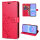 Handy Tasche für Samsung Galaxy A57 Hülle Handyhülle Klapphülle Wallet Case Rot