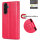 Handy Tasche für Samsung Galaxy A57 Hülle Handyhülle Klapphülle Wallet Case Rot