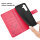 Handy Tasche für Samsung Galaxy A57 Hülle Handyhülle Klapphülle Wallet Case Rot