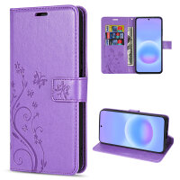 Handy Tasche für Samsung Galaxy A57 Hülle Handyhülle Klapphülle Wallet Case Lila