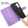 Handy Tasche für Samsung Galaxy A57 Hülle Handyhülle Klapphülle Wallet Case Lila