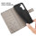 Handy Tasche für Samsung Galaxy A57 Hülle Handyhülle Klapphülle Wallet Case Grau