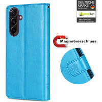 Handy Tasche für Samsung Galaxy A57 Hülle Handyhülle Klapphülle Wallet Case Blau