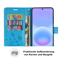 Handy Tasche für Samsung Galaxy A57 Hülle Handyhülle Klapphülle Wallet Case Blau