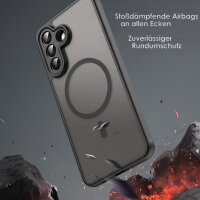 Handyhülle für Samsung Galaxy A57 Magnet Case Schutzhülle Kratzfest in Schwarz