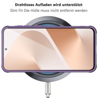 Handyhülle für Samsung Galaxy A57 Magnet Case Schutzhülle Kratzfest in Lila