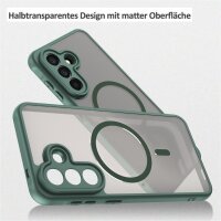 Handyhülle für Samsung Galaxy A57 Magnet Case Schutzhülle Kratzfest in Grün