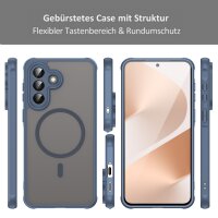 Handyhülle für Samsung Galaxy A57 Magnet Case Schutzhülle Kratzfest in Blau