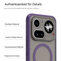 Matte Case Magsafe Hülle für Nothing Phone 4A Pro Schutzhülle Kratzfest Lila