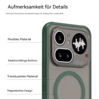 Matte Case Magsafe Hülle für Nothing Phone 4A Pro Schutzhülle Kratzfest Grün