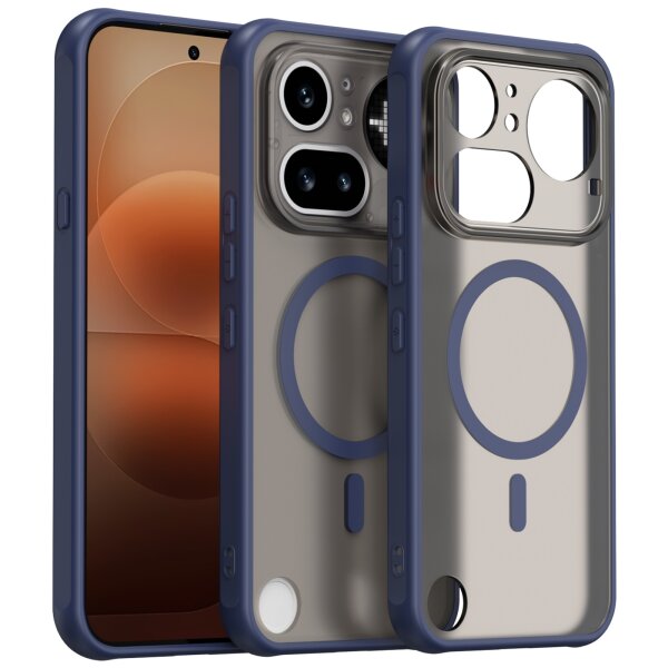 Matte Case Magsafe Hülle für Nothing Phone 4A Pro Schutzhülle Kratzfest Blau