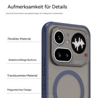 Matte Case Magsafe Hülle für Nothing Phone 4A Pro Schutzhülle Kratzfest Blau