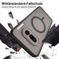 Matte Case Magsafe Hülle für Nothing Phone 4A Schutzhülle Kratzfest Schwarz