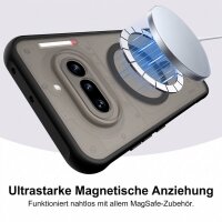 Matte Case Magsafe Hülle für Nothing Phone 4A Schutzhülle Kratzfest Schwarz