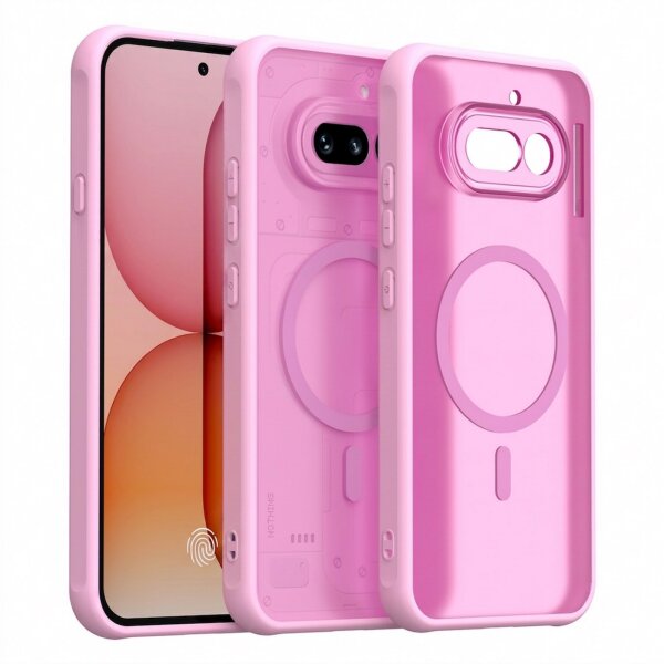 Matte Case Magsafe Hülle für Nothing Phone 4A Schutzhülle Kratzfest Pink