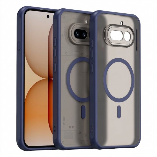 Matte Case Magsafe Hülle für Nothing Phone 4A Schutzhülle Kratzfest Blau