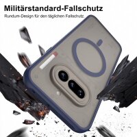 Matte Case Magsafe Hülle für Nothing Phone 4A Schutzhülle Kratzfest Blau