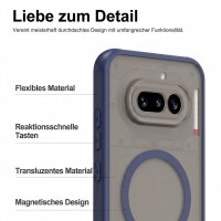 Matte Case Magsafe Hülle für Nothing Phone 4A Schutzhülle Kratzfest Blau