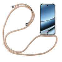 Handykette für Google Pixel 10 Pro XL Handyhülle mit Band Hülle Kordel in Beige / Braun