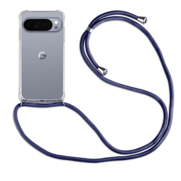 Handykette für Google Pixel 10 Pro XL Handyhülle mit Band Hülle Kordel in Blau