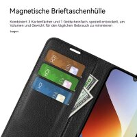 Wallet Case Klapphülle für Xiaomi Redmi A7 Pro Schwarz