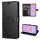 Handy Tasche für Samsung Galaxy A37 / A36 Hülle Handyhülle Klapphülle Wallet Case Schwarz