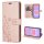 Handy Tasche für Samsung Galaxy A37 / A36 Hülle Handyhülle Klapphülle Wallet Case Rosegold