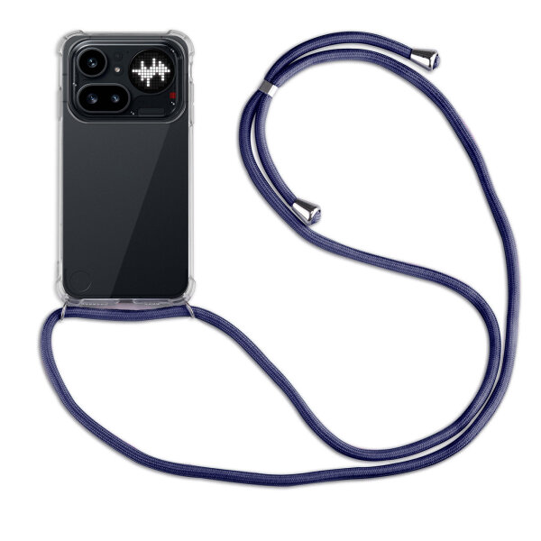 Handykette für Nothing Phone (4A) Pro Handyhülle mit Band Hülle Kordel in Blau